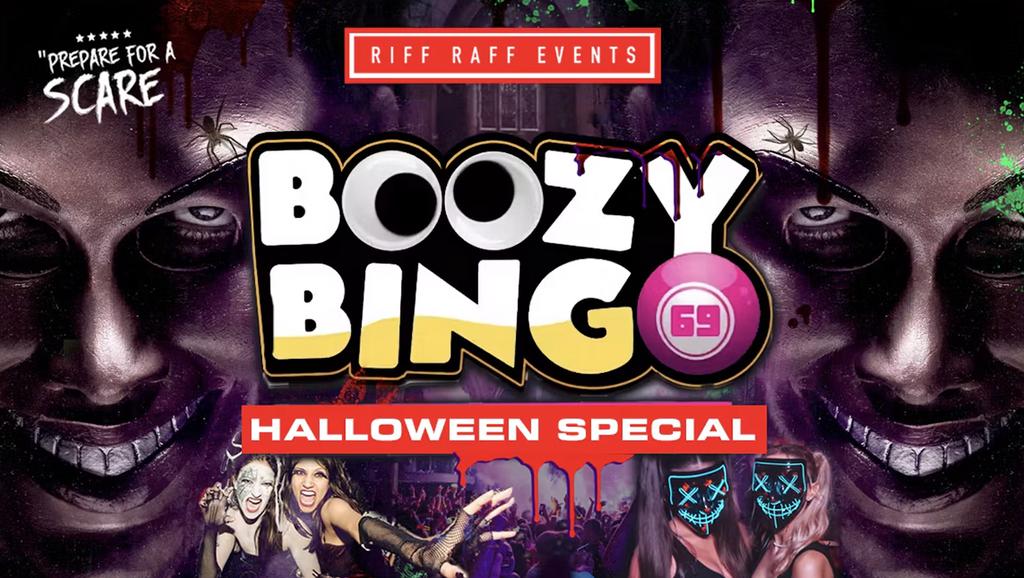 BOOZY BINGO presents THE PURGE 🎃 PLAY IF YOU DARE 🩸