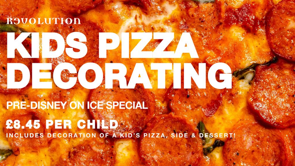Kids Pizza Decorating @ Revolution Newcastle