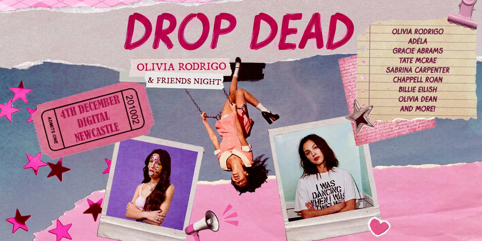 💖 DROP DEAD: OLIVIA RODRIGO & FRIENDS NIGHT 💖 (Newcastle)