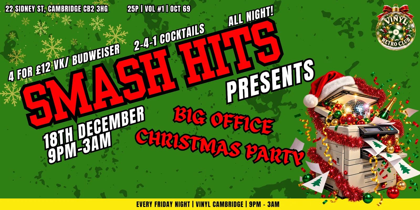 💼 SMASH HITS PRESENTS: BIG OFFICE CHRISTMAS PARTY 💼