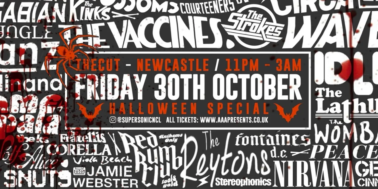 SUPERSONIC: INDIE HALLOWEEN SPECIAL @ theCUT