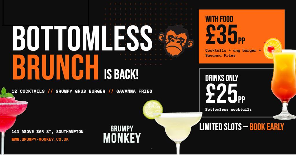 Bottomless Brunch at Grumpy Monkey! ππΉ