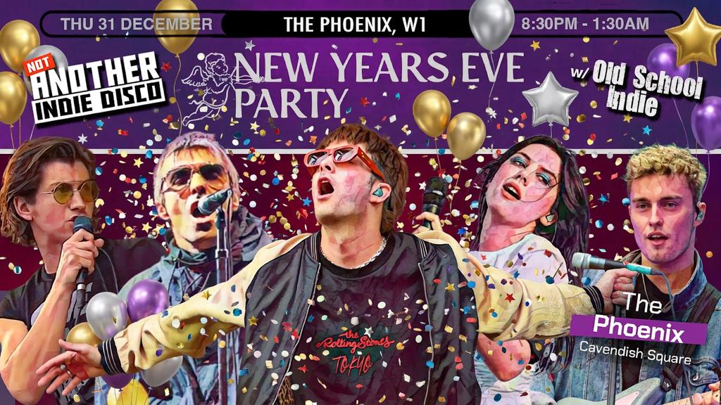 Not Another Indie Disco's NYE Party - Thu 31st December, 8:30pm-1:30am (18+)