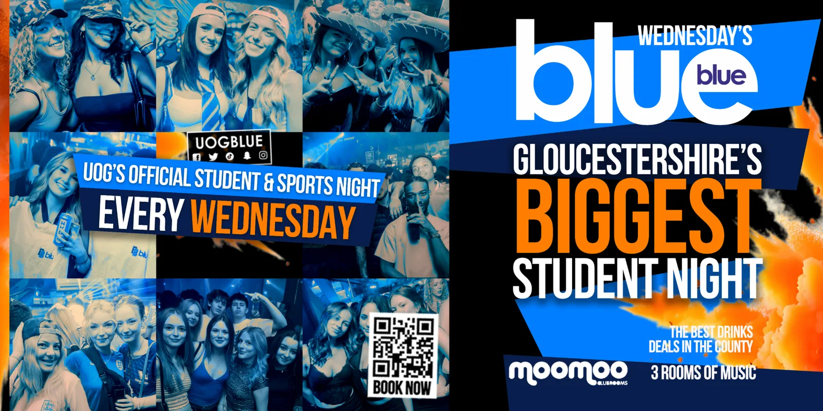 Blue & Blue  | GLOUCESTERSHIRE'S BIGGEST STUDENT NIGHT 💙