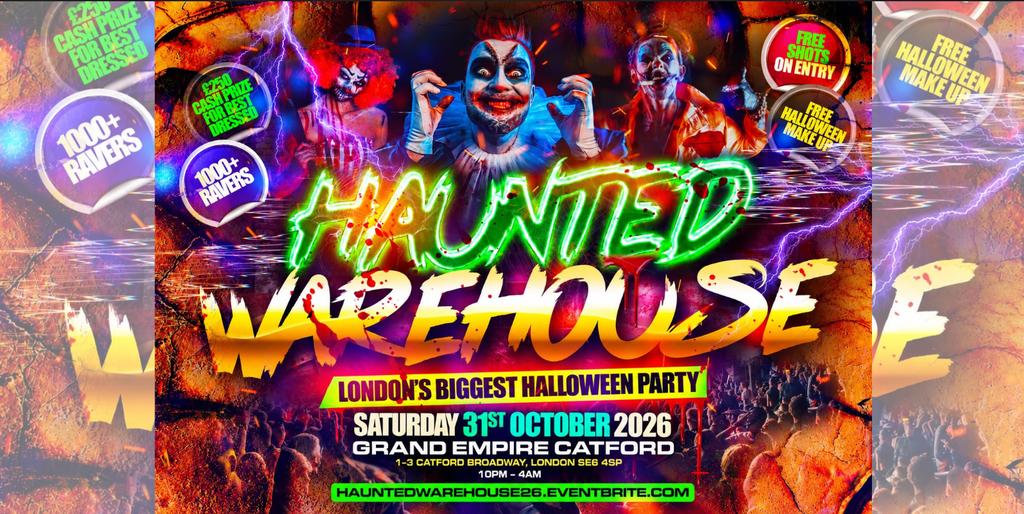Haunted Warehouse - London's Biggest Halloween Party