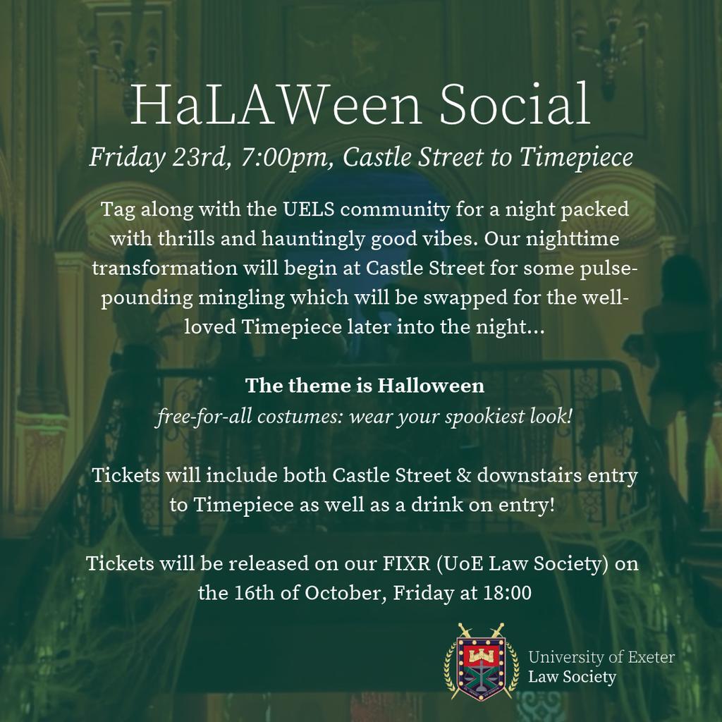 UELS Halloween Social