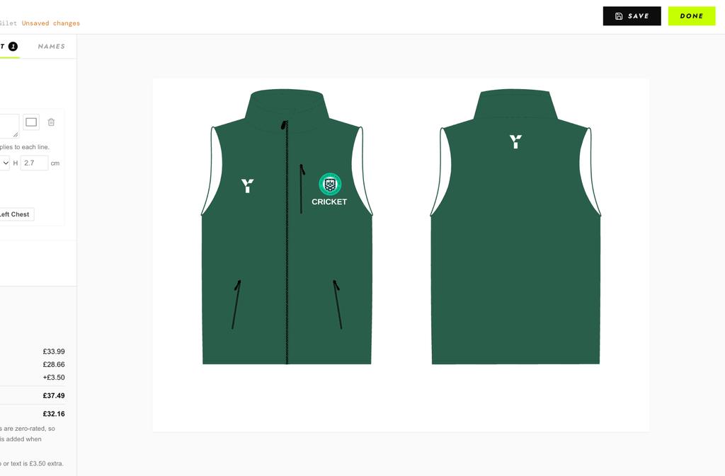 EUMCC Gilet