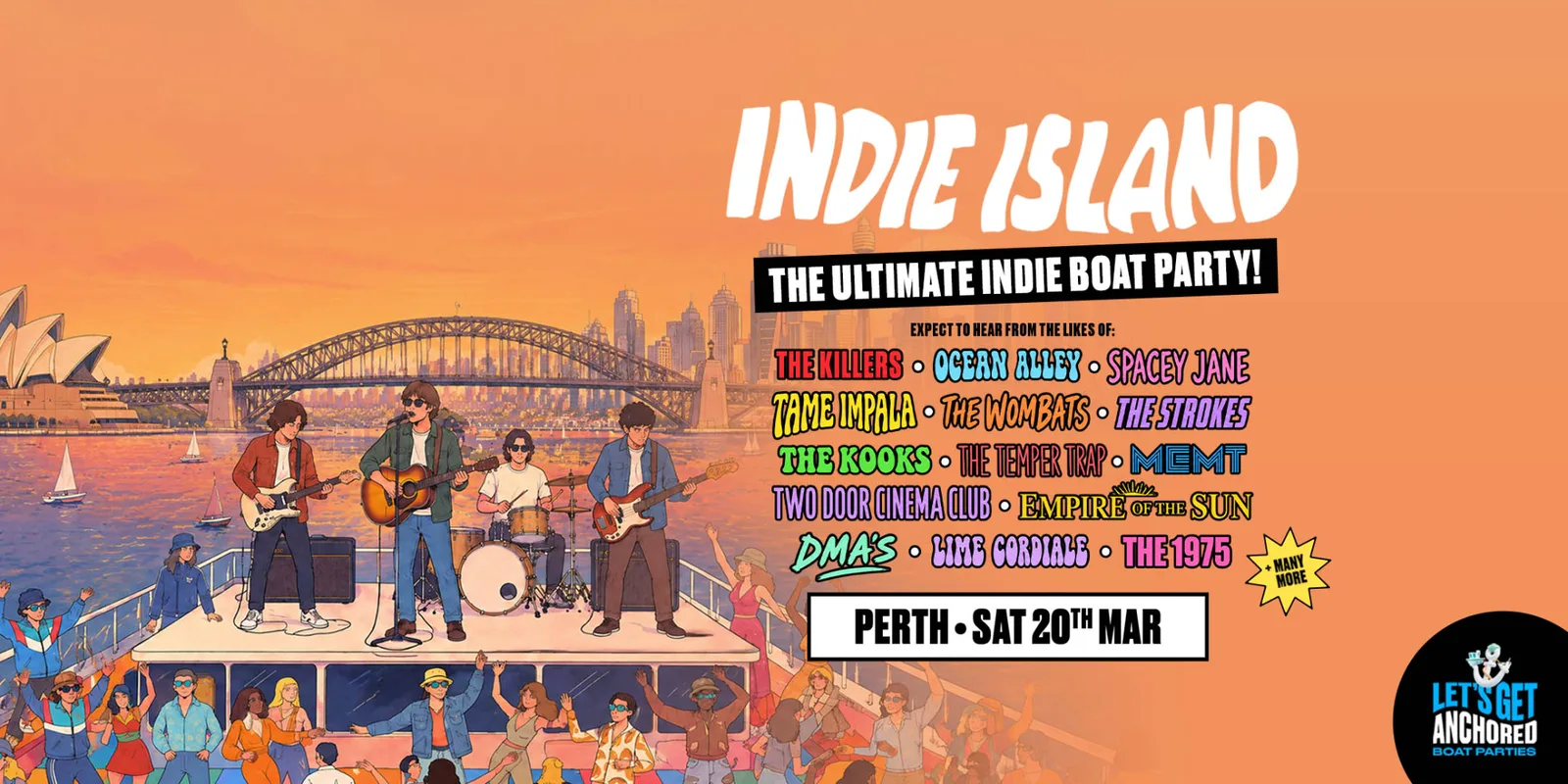 Indie Boat Party - Perth