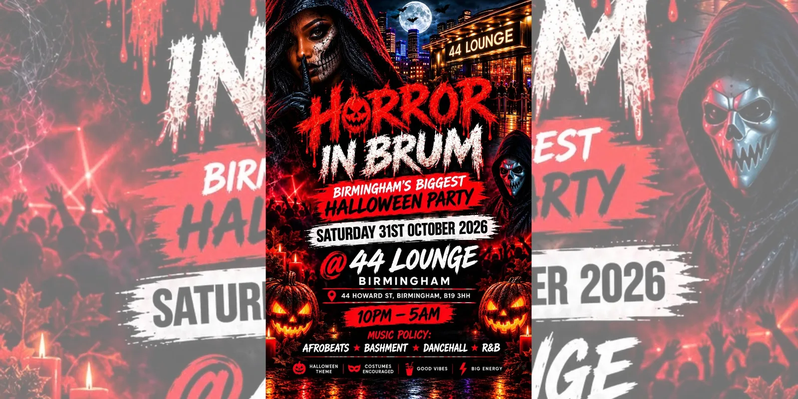 HORROR IN BRUM - BIRMINGHAM’s biggest Halloween party