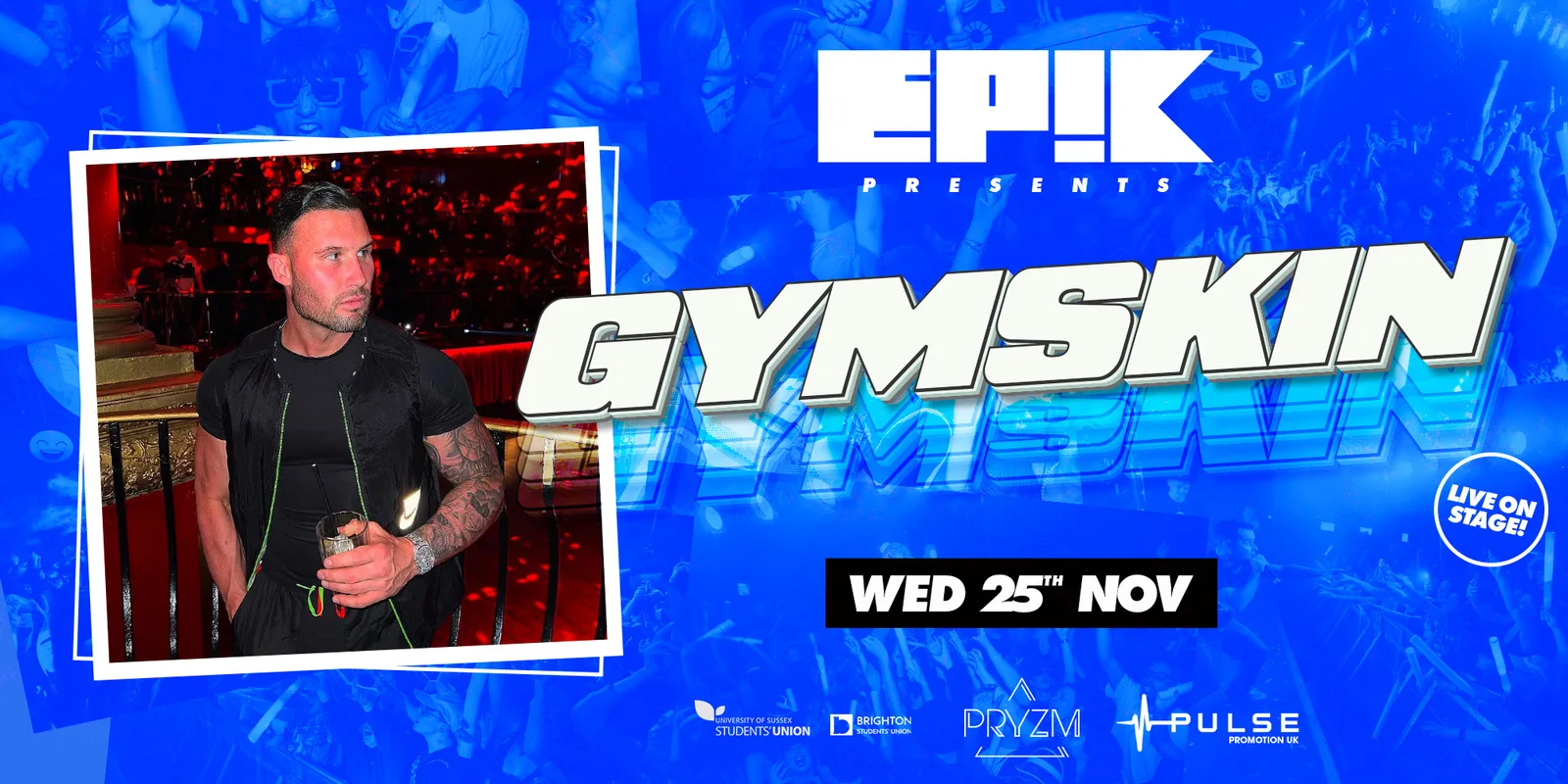 EPIK Wednesdays 🤷♂️ GYMSKIN LIVE PA!