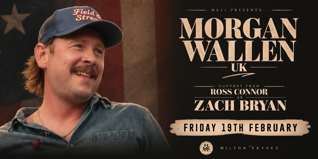 Morgan Wallen UK + Ross Connor as Zach Bryan