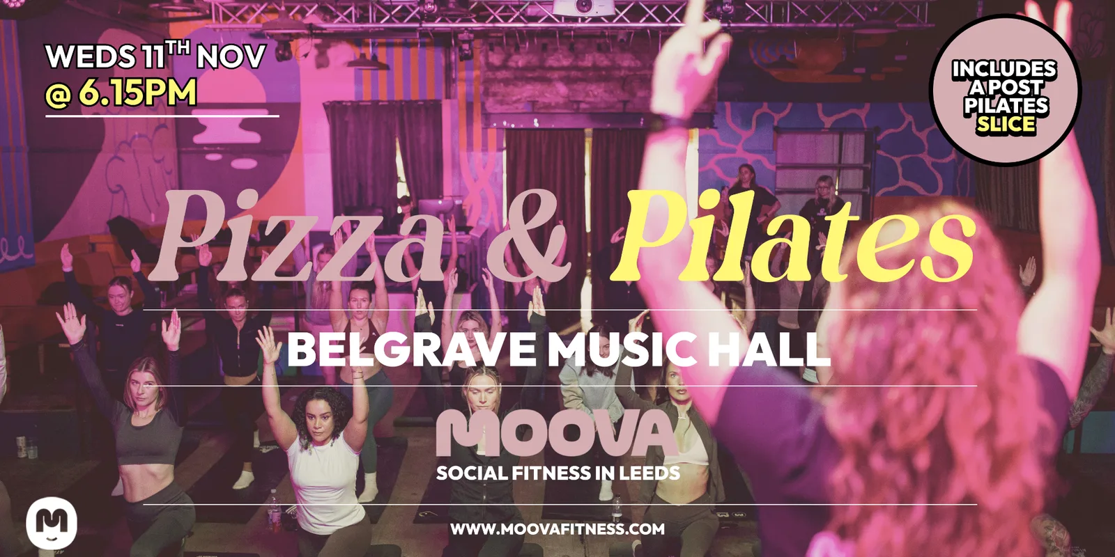 PIZZA & PILATES w/ Jess - Weds 11th Nov @ 6.15pm