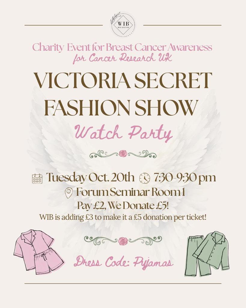 WIB Victoria’s Secret Fashion Show Charity Watch Party