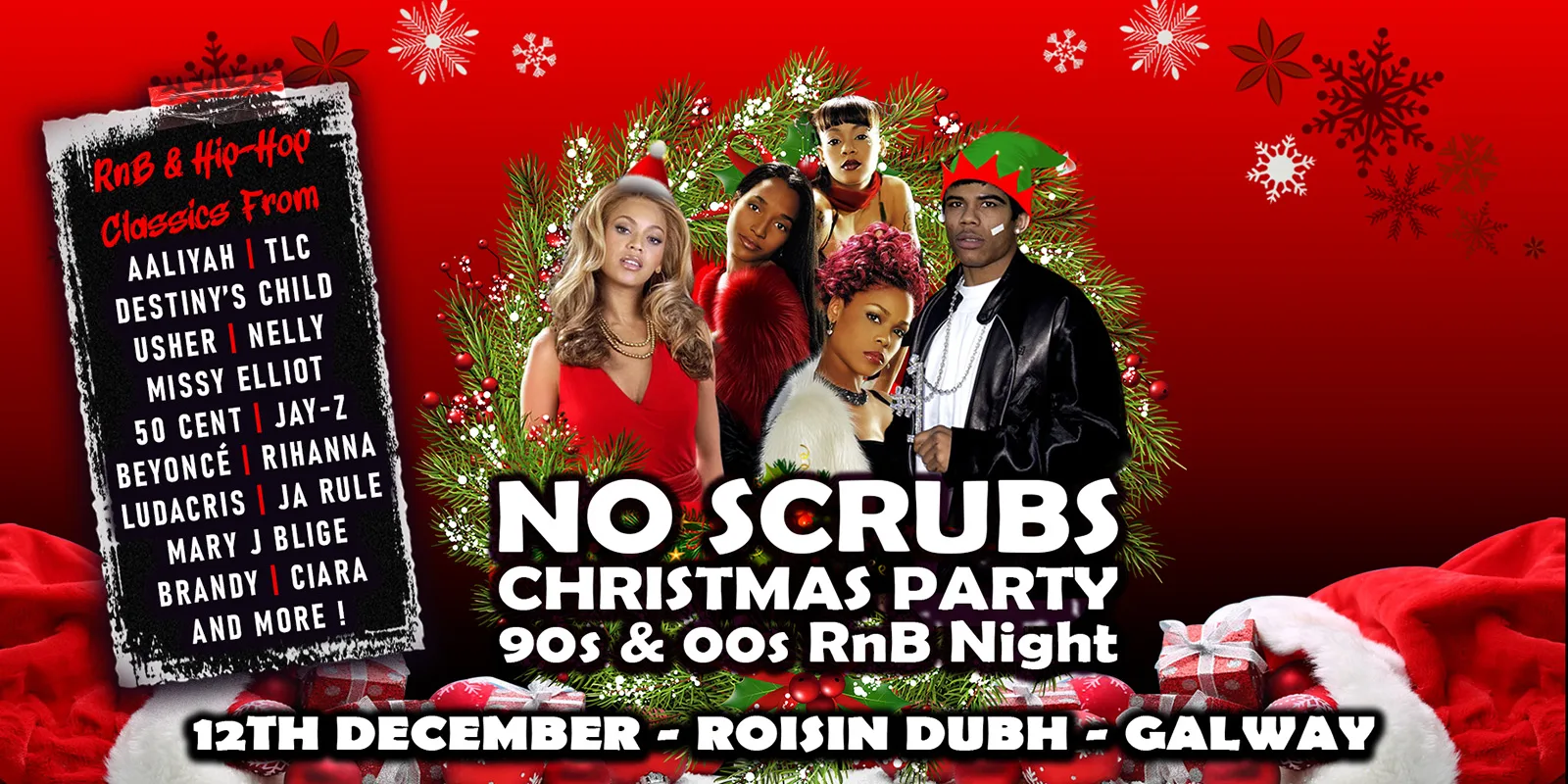 No Scrubs: 90s & 00s R&B Xmas Party (Galway)