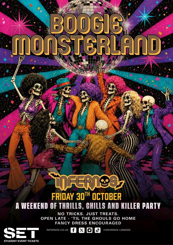 BOOGIE MONSTERLAND @ INFERNOS CLAPHAM FRIDAY 30TH OCTOBER