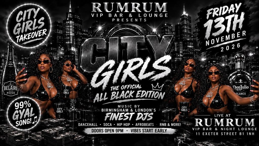 🖤🔥 CITY GIRLS TAKEOVER: THE ALL BLACK EDITION 🔥🖤